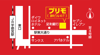プリモファイナンス店舗所在地地図